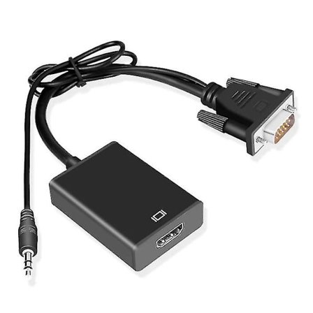 VGA-uros naar HDMI-vrouwelijke 1080p-uitgang HDTV-audio-video-kabelconverteradapter