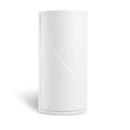 Badrum 360 Graders Roterande Hylla Kök Toalett Hylla Hörnhylla vit