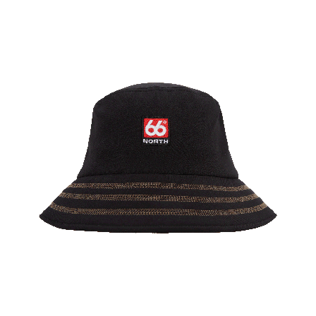 66 North men's Vatnajökull Bucket Hat Accessories - Black - 2