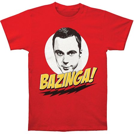 Big Bang Theory Bazinga! T-skjorte med Sheldon