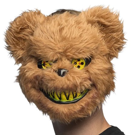 Plysch Mask Läskig Björn