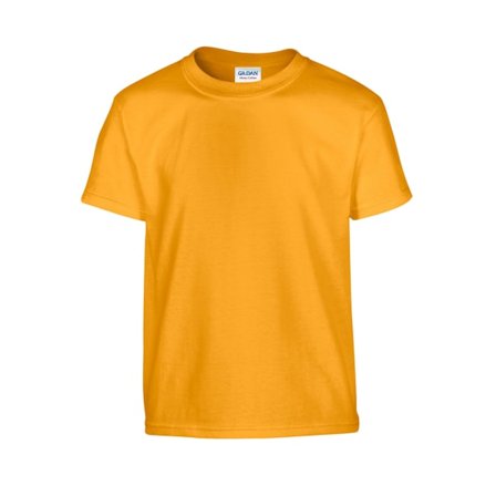 Gildan Barn/Kids Heavy Cotton T-Shirt XL Guld
