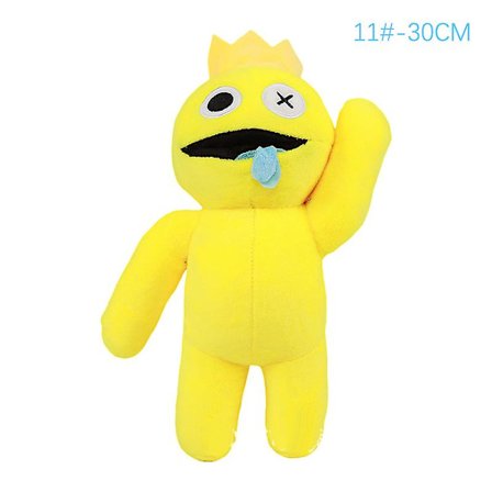 Rainbow Friends Kosedyr Blå Monster Myk Plysjdukke For Kids Fans [DB]