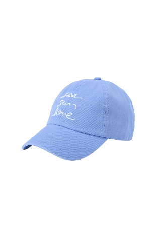 Å WOMAN Keps med broderi ANNA Mössor & hattar Blå ONESIZE