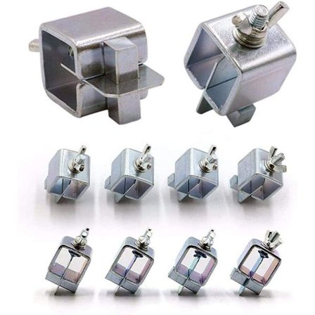 8 stk. Butt-svejsning Klemmer Autokarosseri Panel Klemmer Butterfly-formet Clip Plade Justering Positioner Ret Svejs Plade Metal Auto Bil Dør Hud 