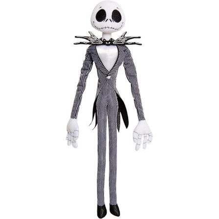 Tim Burtons The Nightmare Before Christmas 16-tommer Jack Skellington Stor Plyslegetøj, Legetøj til Børn fra 3 År og Op