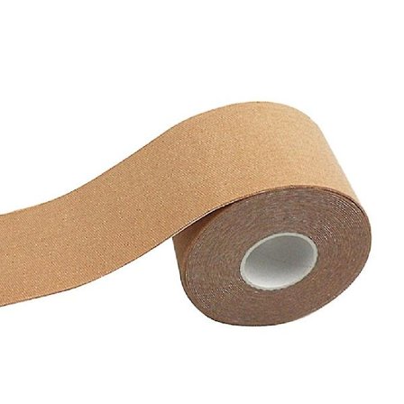 1 Rulle Brösttejp Andningsbar Självhäftande Brösttejp För Axelbandslös Look Och Bröstlyft