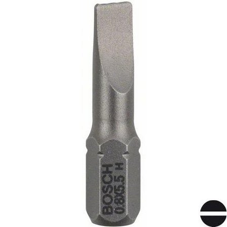 Bosch S Skruvbits S0,8x5,5 3-pack 25mm, Borra & mejsla