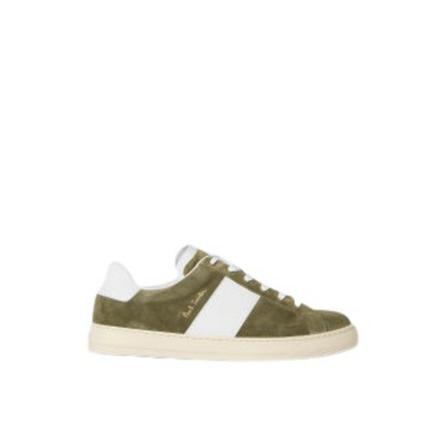 Paul Smith MS Shoe Hans Olive Green Grøn, Herre Sneakers, Størrelse: 42 EU