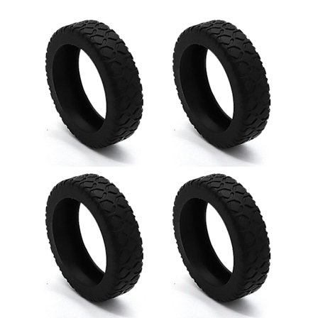 Koffert Hjulbeskyttere Silikon Støydempende Beskyttelsesdeksel for Håndbagasje for de fleste 8 Spinnerhjul