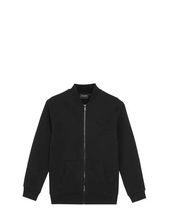Lyle & Scott Embossed Eagle Track Jacket - Black - 170-176