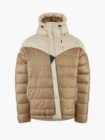 Klättermusen 32 Levitend Down Puffa Jacket Unisex - Warm Sand-Clay - Unisex - L