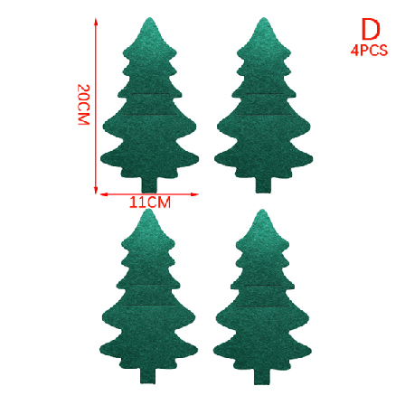 4st Julficka Gaffelhållare Dekor Hemväska Ornament