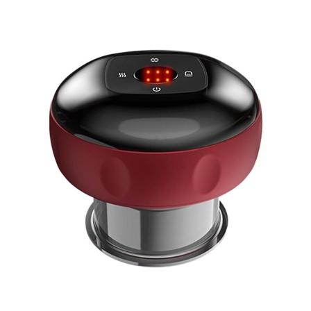 Elektrisk koppningsmassageapparat med rött ljus vibrationsladdningsbar koppningsenhet