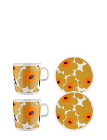 Marimekko Home Unikko Breakfast Set 4 Pcs - Multi/patterned - ONE SIZE