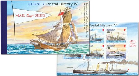 Jersey - Postskibe - Postfrisk prestige hæfte