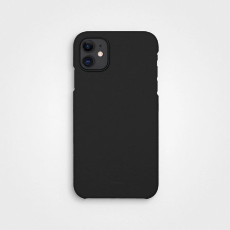 No Plastic Mobile Case Charcoal Black, Made From Plants | agood, iPhone 11
