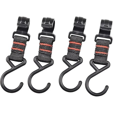 Telttøjsspænde 10 stk Justerbar Heavy Duty Rebophæng, telte, hængekøjer, trægynger, fastgørelsesstropper, telt ophængsklips til udendørs camping