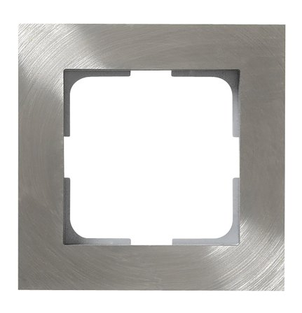 Elko Plus Option Kombinasjonsramme stål 1, Strømbrytere & vegguttak