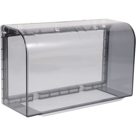 ZXPASRA 2-Hastighets Værbestandig Utendørs Stikkontakt og Stikkontaktdeksel - Svart_xx