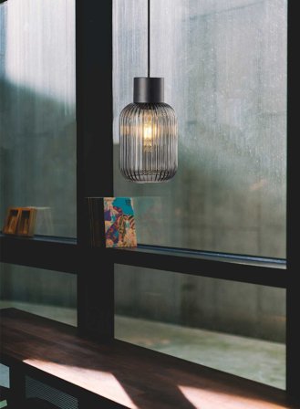 Ina taklampe Ø15 - smoke