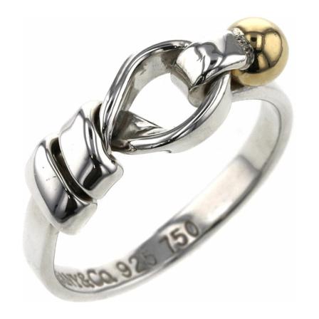 Tiffany & Co. Pre-owned Rings , Grijs , Dames , Maat: ONE Size