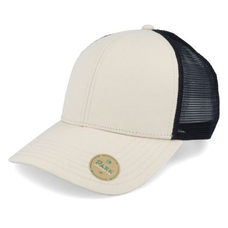 Park - Beige trucker Keps - Khaki/Black Sustainable Trucker @ Hatstore