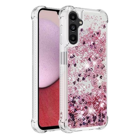 Glitter Bling TPU -kuori Samsung Galaxy A14 -ruusukulta