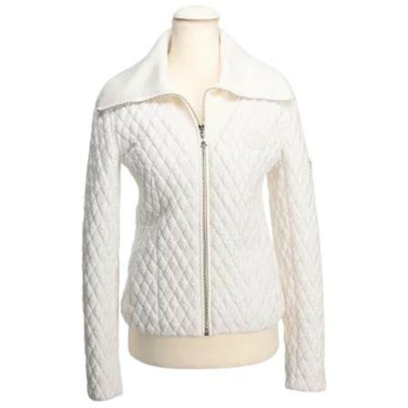 Louis Vuitton Vintage Pre-owned Fabric outerwear , Wit , Dames , Maat: S Vintage Jassen
