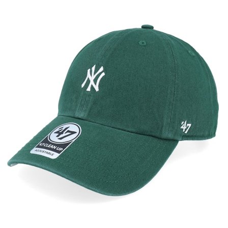 47 Brand - MLB Grün unconstructed Cap - New York Yankees MLB Runner 47 Clean Up Dark Green Dat Cap / Unstructured @ Hatstore
