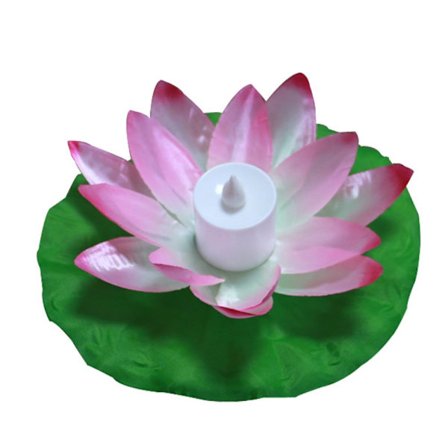 Elektroninen kynttilä Lotus Lamppu Kelluva Lotus Flower Lamps PINK