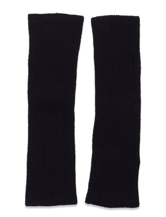 Gloves Fingerless Long Black Lindex