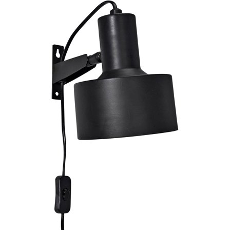 PR Home - Vegglampe Solo Matt svart 23cm Svart