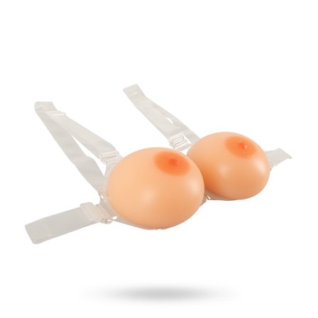 Strap-on Silicone Breasts - 2x 400g - Vuxen.se - Sexiga BH-inlägg & lösbröst