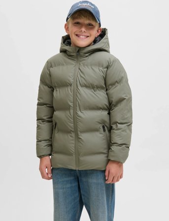 Jack & Jones Jjelements Pu Puffer Jnr - Khaki green - 152