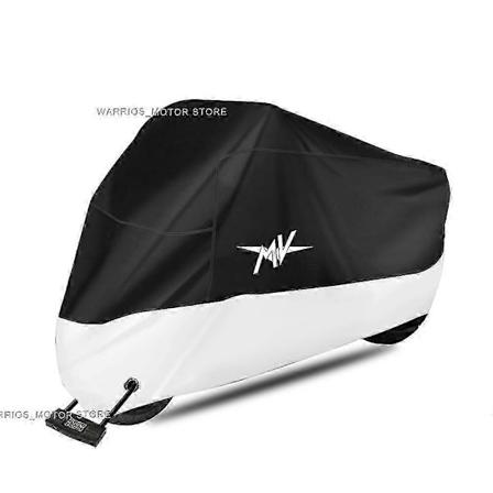 Motorsykkeltrekk for MV Agusta 675 800 Brutale 800 1000 UV-beskyttelse støvtett snøtett utendørs motorsykkel vanntett trekk - Yvan-Xin Silver XL for 