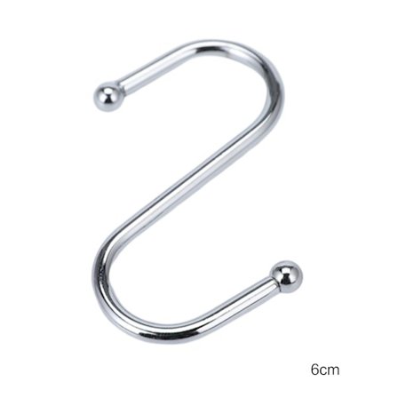 til Creative rustfrit stål S krog Stærk lastbærende metalkroge Pladsbesparende