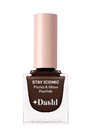 DASHL Stay Iconic Plump & Gloss Peptide Nagellack Unisex Brun 10ML