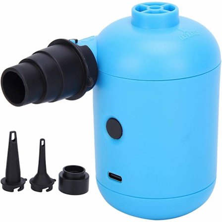 Elektrisk uppblåsbar pump, elektrisk pump luftpump för simbassäng uppblåsbara, elektrisk båtpump för hem uppblåsbar säng soffa elektrisk luftpump 