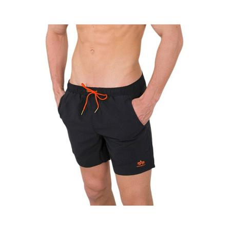 Alpha Industries, Basic Swim Shorts 196930 03 Czarny, Mężczyzna, Rozmiar: S