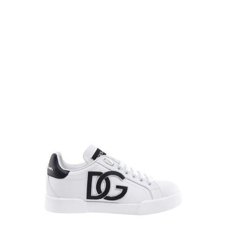 Dolce & Gabbana, Sneakers Ck 1545Ac 330 Wit, Dames, Maat:38 EU,leer