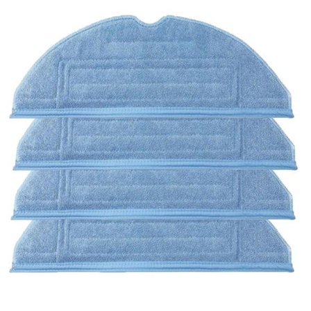 4 stk moppkluter for Xiaomi Roborock S7 S7+ S8 Blå