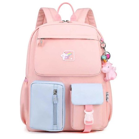 Student Ryggsäck - Skola, Resa eller Arbetsväska med Stor Com