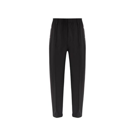 Emporio Armani, Trousers Zwart, Heren, Maat:S