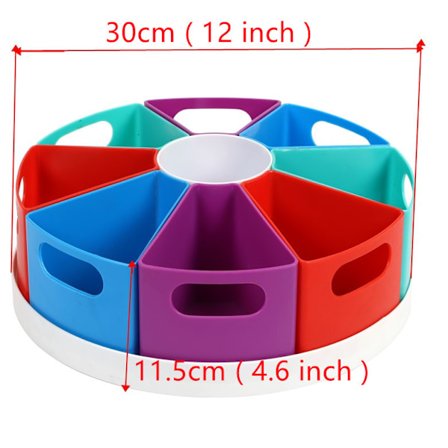 Roterende penneholder skrivebordsarrangør - Barnerom skrivebordsarrangør og oppbevaring