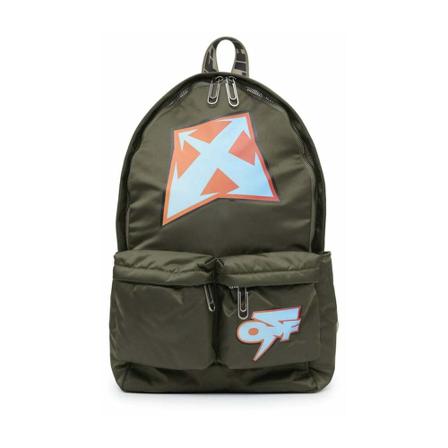 Off White Rugzaks , Groen , Heren , Maat: ONE Size Rugzakken