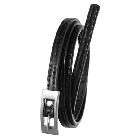 Tunt dambälte av sytt ekoläder - Cavaldi Tunt dambälte av sytt ekoläder - Cavaldi 105_MGF