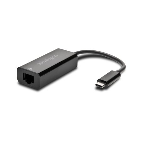 Kensington CA1100E USB-C to Ethernet Adapter - nettverksadapter - USB-C 3.1 - Gigabit Ethernet x 1