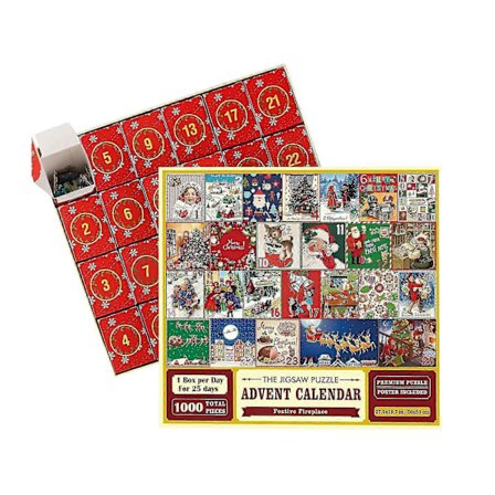 Adventskalender 2025 24-Box Pussel Blind Box Kreativ Julöverraskning Gåva Miljövänlig Innovativ Utmanande Blind Box