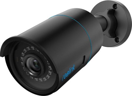 Reolink RLC-510A - svart 5MP PoE-kamera - strøm og data via nettverkskabel